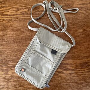 Lewis N. Clark RFID Blocking Neck Stash Wallet Travel Pouch Passport Holder